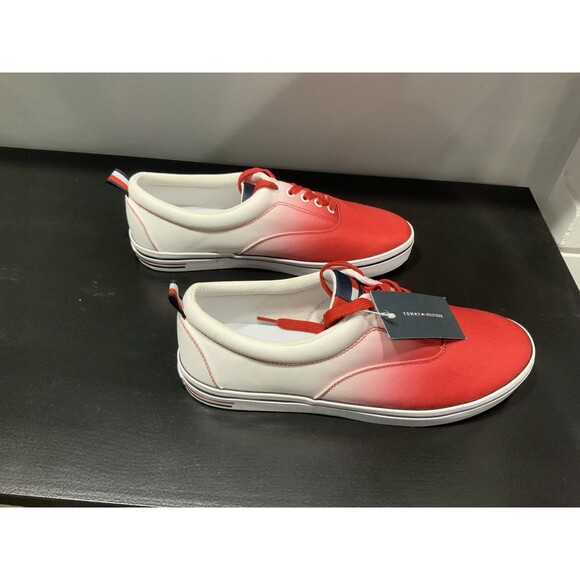 Tommy Hilfiger Men's Red Ombre Remmo 2 Sneakers Size 11 - Picture 2 of 7
